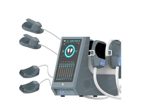 Portable Ems Slim Sculpt Machine 4 RF Handles For Full Body Sculpt Muscle Building Abs Training Firning Buttocks Toning