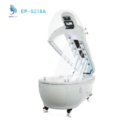 Far Infrared Sauna Spa Capsule / LED Light Therapy Bed For Dry Steam+ Water Shower+Bubble Bath+Ozone +Wet Sauna