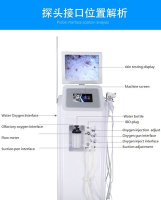 Skin Care Spa Beauty Machine Oxygen Jet Peel Serum Infusion for Deep Cleansing Hydration and Visible Facial Skin Rejuvenation