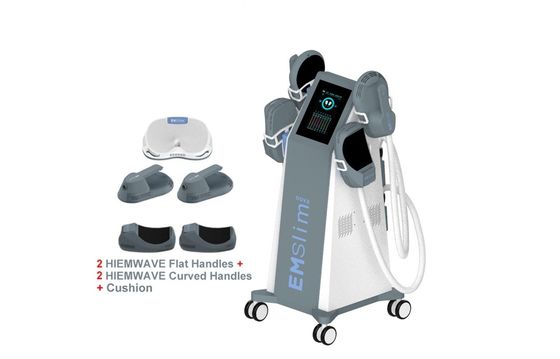 Hot Sale Vertical 3000W Ems Body Sculpting Machine EMS RF For Muscle Building Fat Reduction 4 Handles Work Together 110V 220V