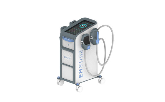 Strong Power 5000W 18 inches touch screen 4 Handles Eletromagnetic Slimming Machine EMS Muscle Scultping Emslim Neo RF