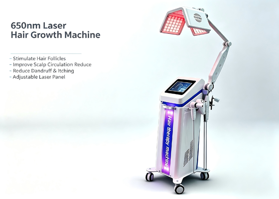 Professional Laser Beauty Machine with Multi Functional System for Hair Regrowth Scalp Hydration and Relief of Itching and Dandruff
