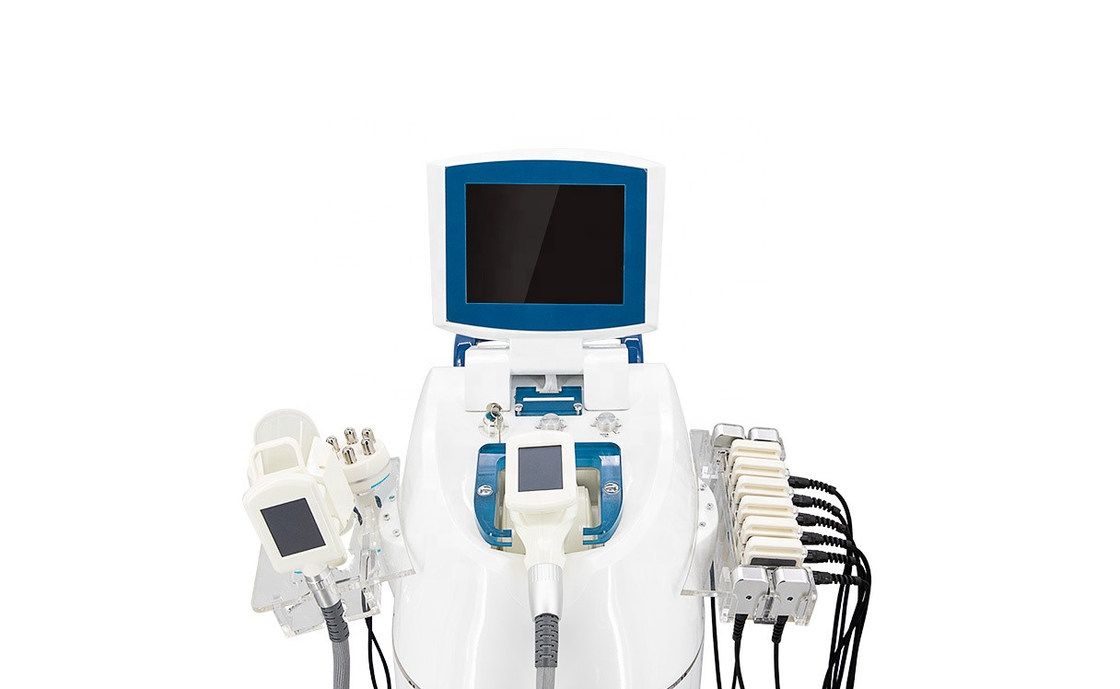 Advanced 5 In 1 Body Sculpting Massage Machine With Ultrasonic Cavitation Rf Vacuum Velashape Fat freeze Cryolipolyse