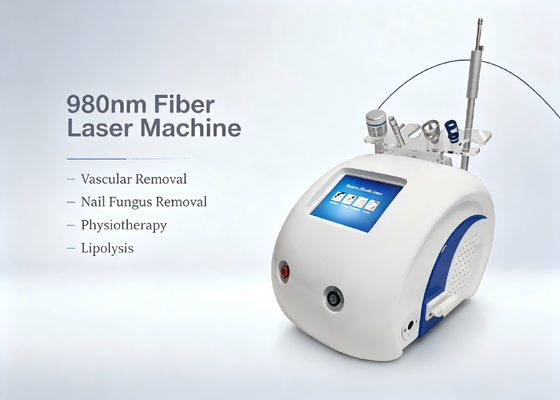 980nm 4 en 1 machine laser à diode élimination vasculaire ongle traitement des champignons physiothérapie lipolyse équipement de beauté